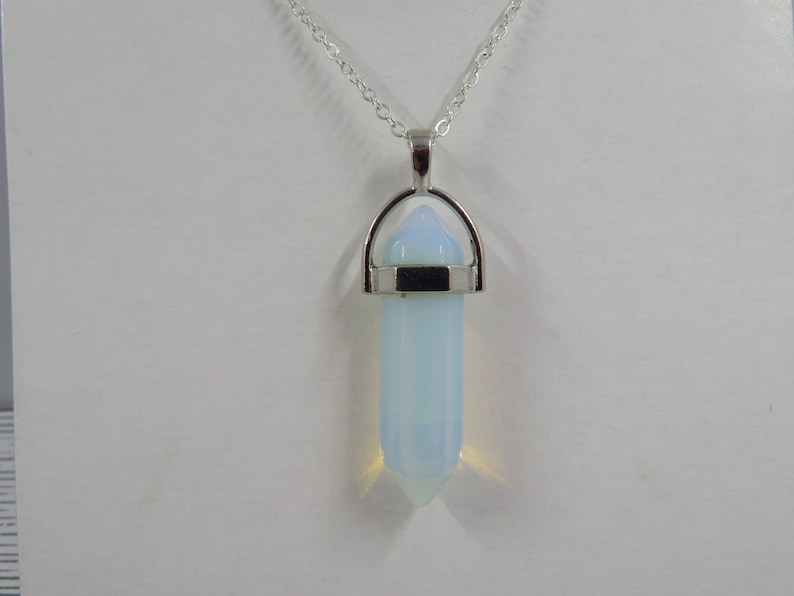 protection necklace reiki stone pendant natural Crystal Clear Crystal gift-healing necklace Crystal healing jewelry