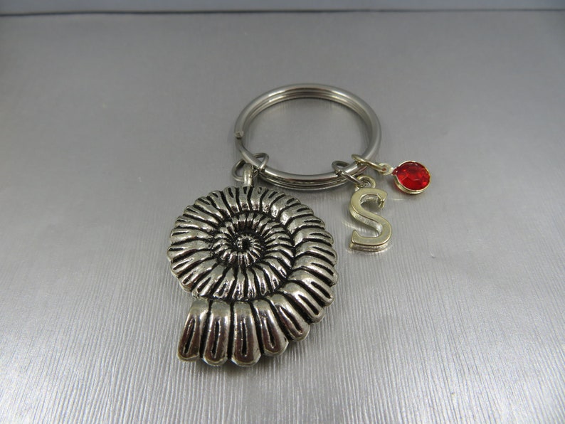 sea shell keyring friendship gift snail shell keychain sea snail shell key holder sea shell jewel