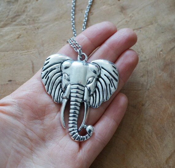 Lucky elephant necklace sale