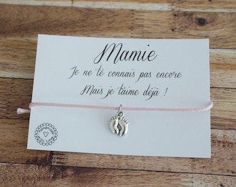 Grandma Bracelet - Pregnancy Announcement - Gift for Future Grandma - Promoted to Grandma - Grandmother's Day