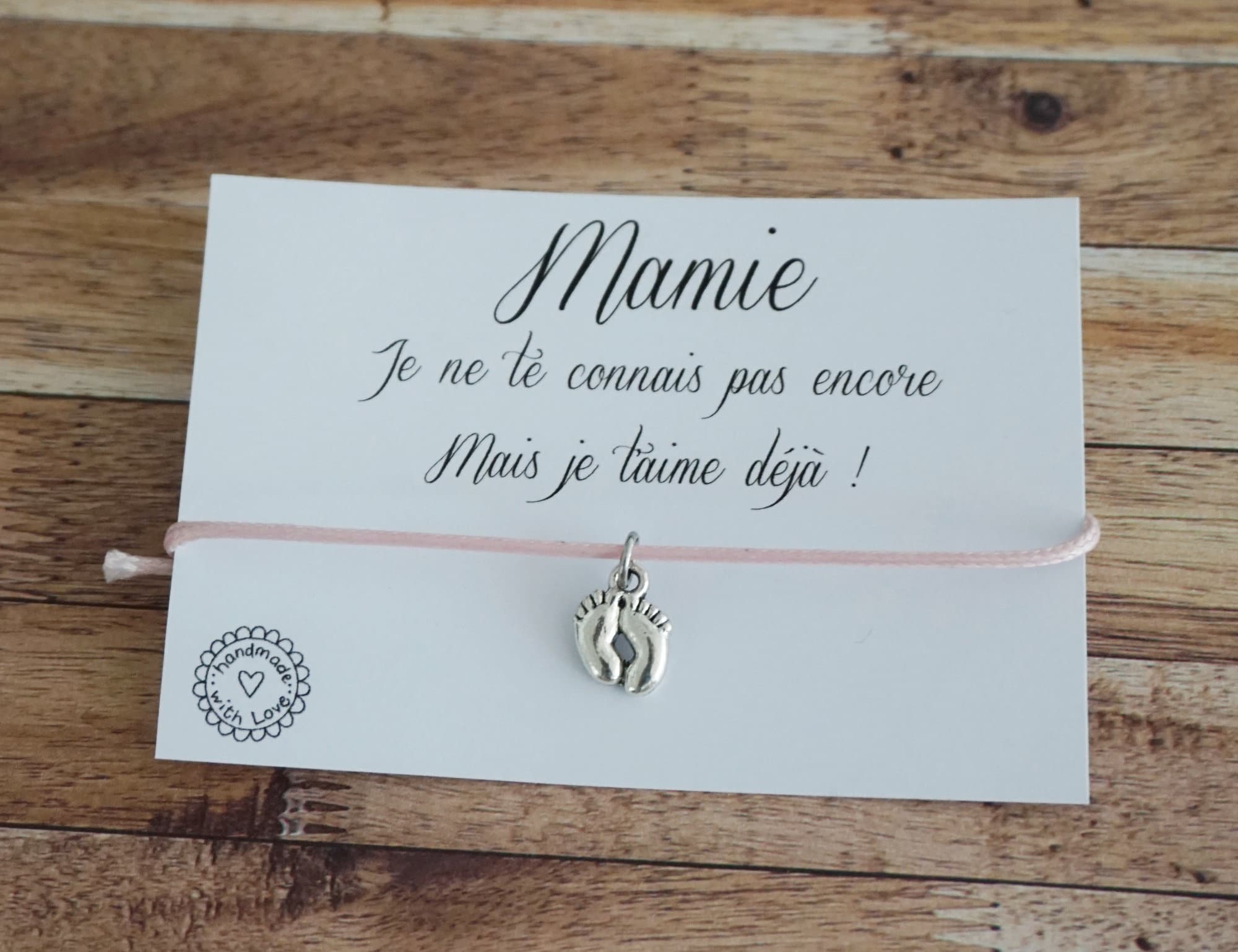 Bracelet annonce grossesse Mamie - Aismée