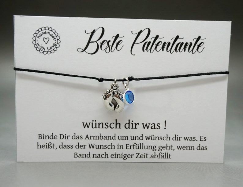 Best Patent ante-Patentante Gift-Personalised Bracelet-mama oma Patentante Sister colleague