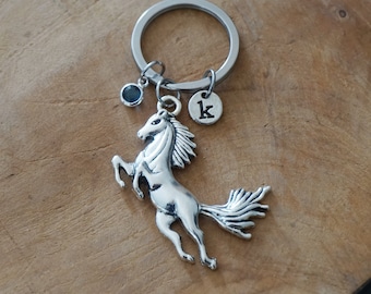 Porte clé cheval - horse keychain - horse lover - porte clé cheval équitation - poney - Cadeau soeur jockey amitié papa enfant