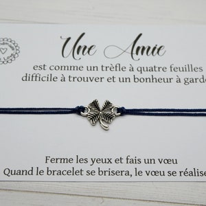 Bracelet Amitie Trefle Meilleure Amie Amie Distance Super Etsy France Bracelet Amitie Trefle Meilleure Amie Amie Distance Super Etsy France
