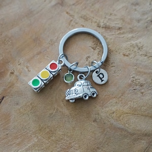 Auto sleutelhanger - rijbewijs - rijexamen cadeau voor zoon, dochter, nichtje - auto verjaardagscadeau