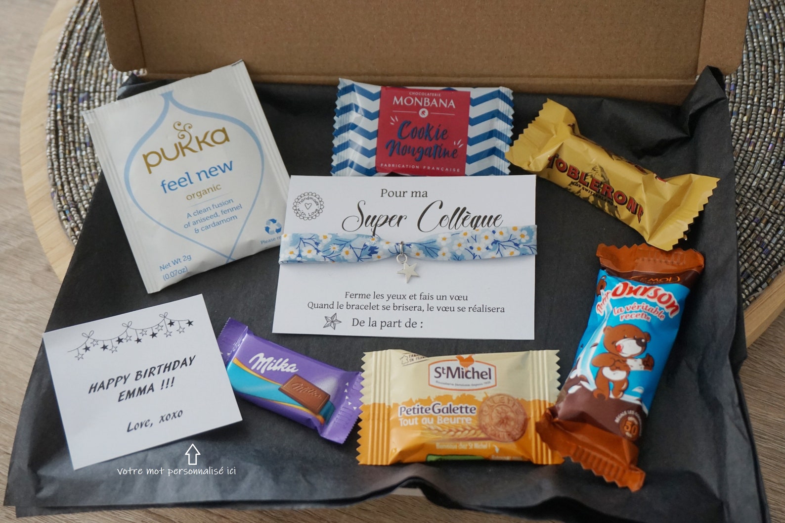 BOX personnalisé Super Collègue collègue qui déchire | Etsy