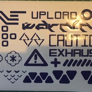 Cyberpunk Inspired Decal Sheet