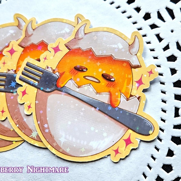 Deviled Gudetama Creepy and Cute Sticker