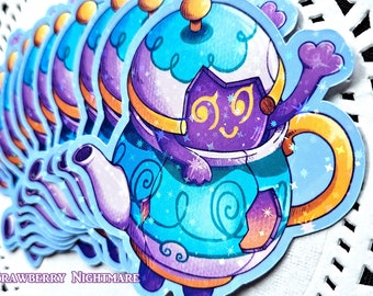 Polteageist Glitter Sticker