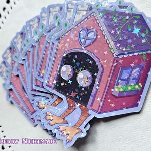 Creepy Cute Baba Yaga House Sticker