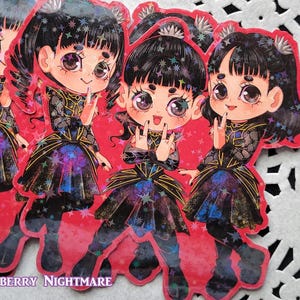 Naklejka holograficzna Baby Metal Trio