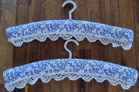 crochet coat hangers