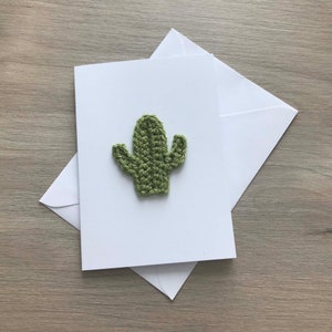 Crochet Cactus 100% Recycled Greetings Card A6, Cactus Birthday Card, Cactus Card, Crochet Cactus Card