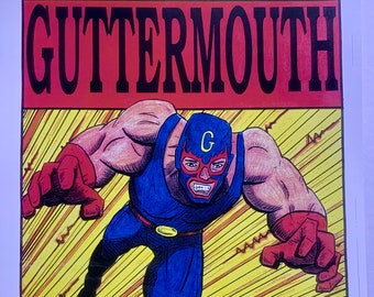 Guttermouth concert poster, 11" x 17"