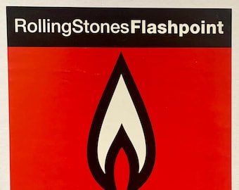 The Rolling Stones:  Flashpoint poster flat - 12'x12'