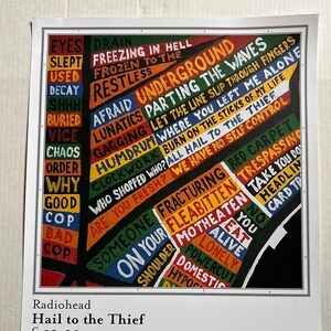 Radiohead: Hail to the Thief Album Poster 16