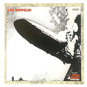 Led Zeppelin - Led Zeppelin I - Vintage Album Cover Poster