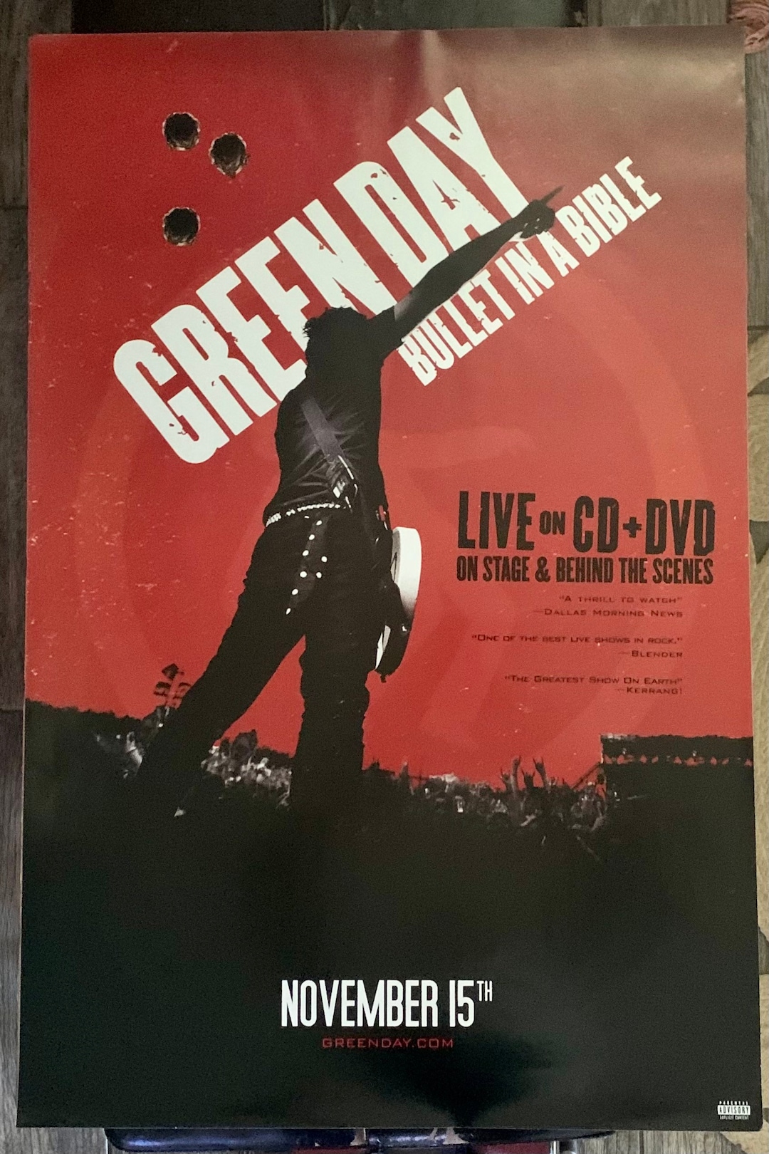 Green Day Bullet in a Bible Album Poster 24 X 36 Etsy Green Day Bullet in a Bible Album Poster 24 X 36 Etsy