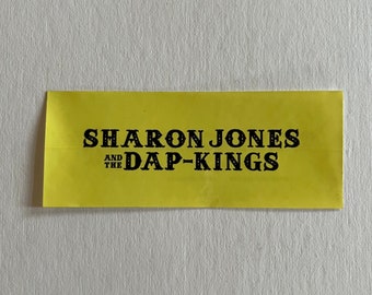 Sharon Jones & The Dap-Kings: Give the people what they want album sticker 2”x5”