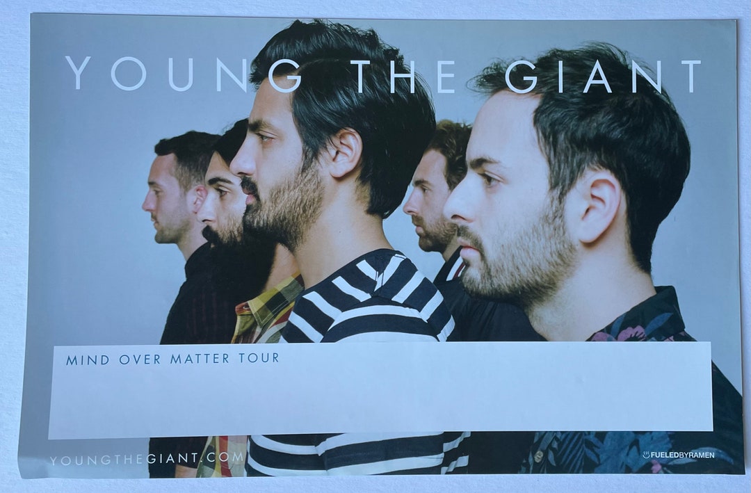 Mind Over Matter Young The Giant Meaning Young the Giant Mind Over Matter 11"x17" Double Sided Poster - Etsy