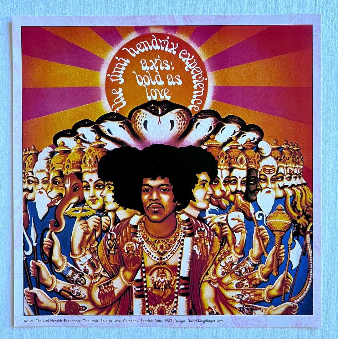 Jimi Hendrix Axis: Bold as Love Album Cover Poster - Etsy