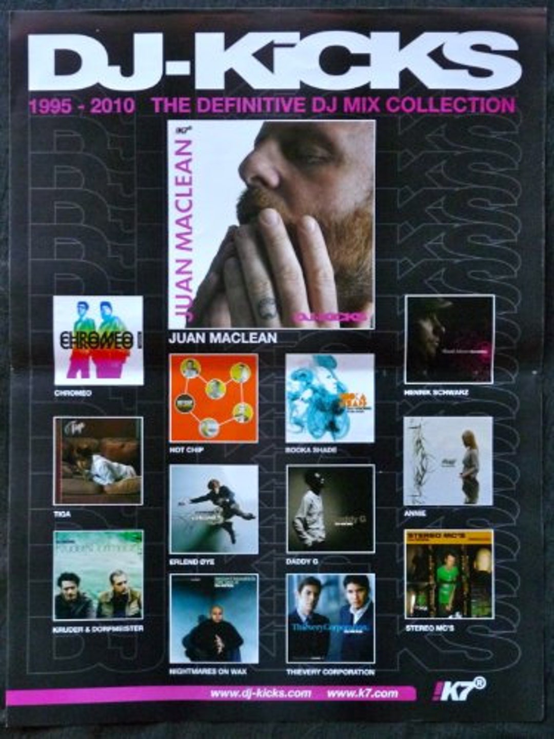 DJ Kicks Definitive DJ Collection Advertising Poster 18x24 Etsy Italia