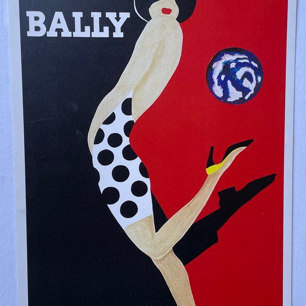 Affiche Bally 11"x17 »