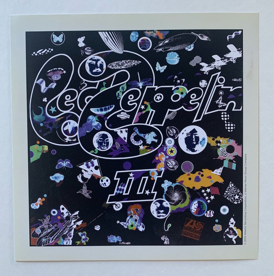 Led Zeppelin III Album Cover Print 8x8 Etsy