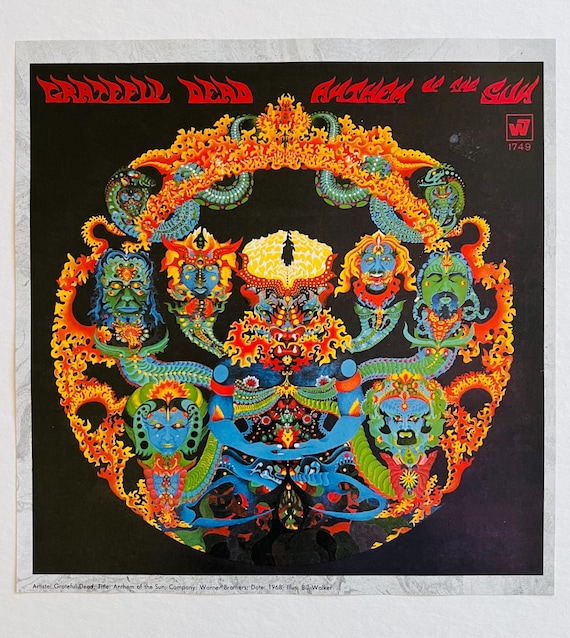 Grateful Dead - Anthem of the Sun - Vintage Album Cover Poster - Etsy
