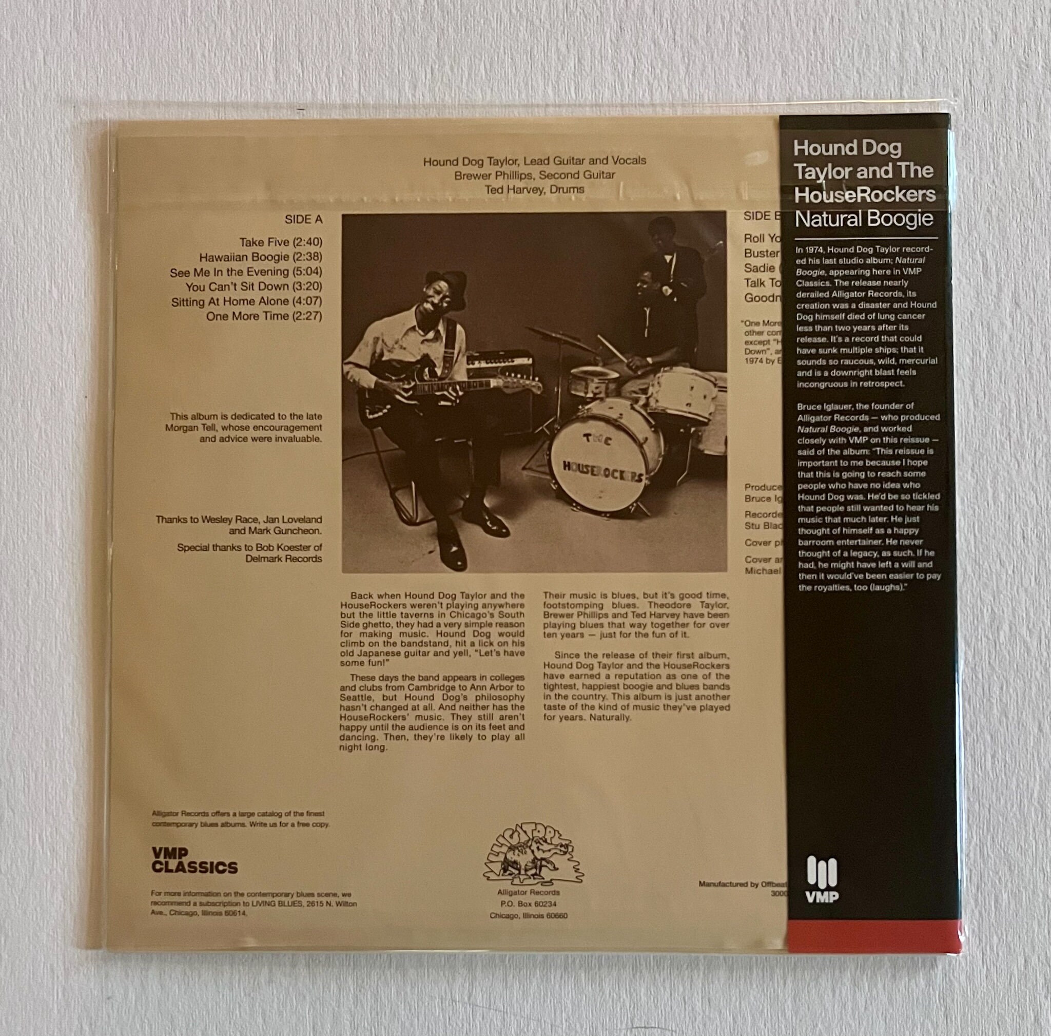 Hound Dog Taylor and the House Rockers' Natural Boogie LP