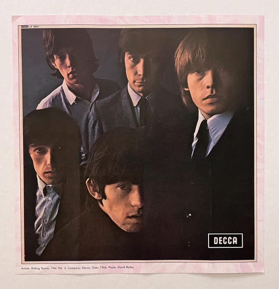 The Rolling Stones - No. 2 - Vintage Album Cover Poster - Etsy