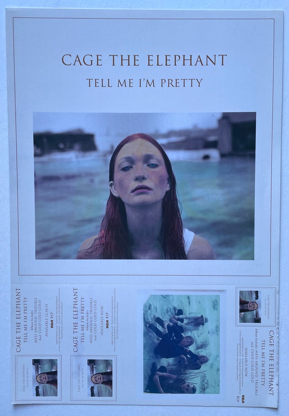 Cage the Elephant Tell Me I'm Pretty 12x18 Double-Sided album Poster