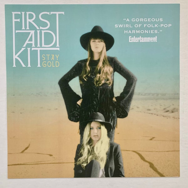 First Aid Kit: Stay Gold album poster flat 12“ x 12“