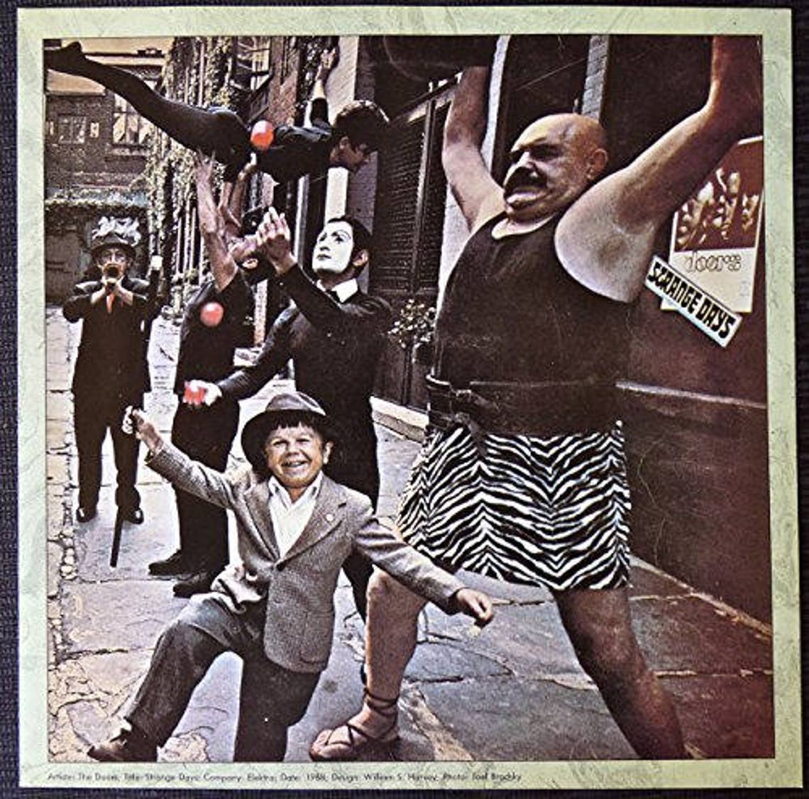 The Doors Strange Days Vintage Album Cover Poster Etsy