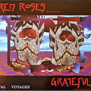 Grateful Dead - Rosas infrarrojas - Cartel publicitario - 13.5x22