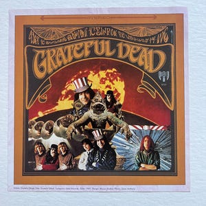 Grateful Dead - Grateful Dead - Vintage Album Cover Poster