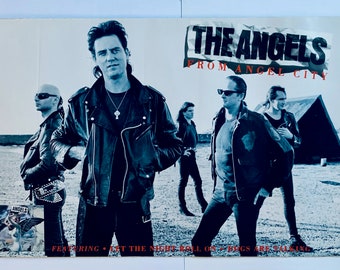 The Angels: Angel City album poster 24"x36" 1980