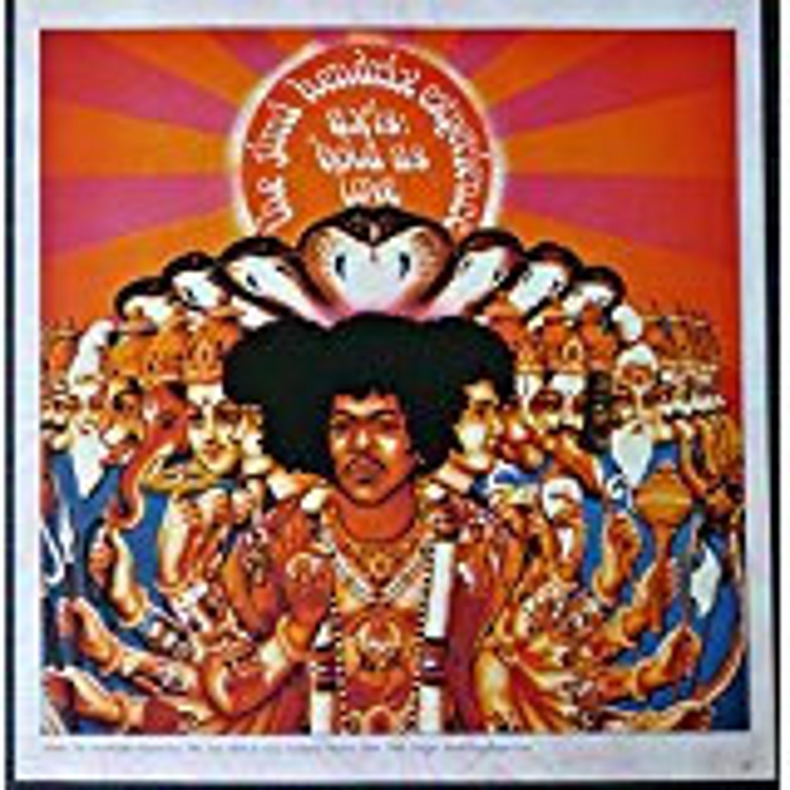 Jimi Hendrix Axis: Bold As Love Vintage Album Cover Poster | Etsy