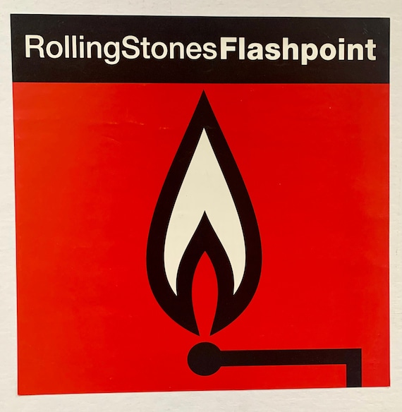 The Rolling Stones Flashpoint Poster Flat 12'x12' Etsy