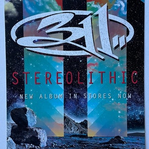 311 Póster estereolítico de 11 "x17" de doble cara