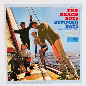 The Beach Boys - Summer Days (and Summer Nights) - Vintage Album Cover Poster