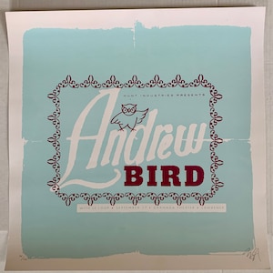 Póster del álbum de Andrew Bird 14" x 14"