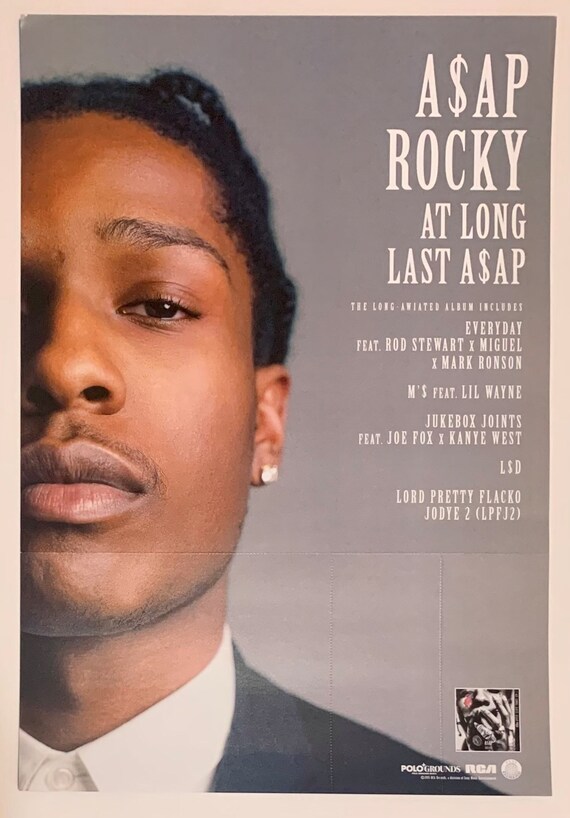 ASAP Rocky at Long Last ASAP Poster Etsy