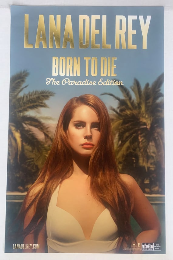 Lana Del Rey: Born to Die album poster 14”x22”