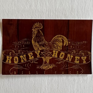 Honey Honey: Billy Jack album sticker 2.5” x 5”