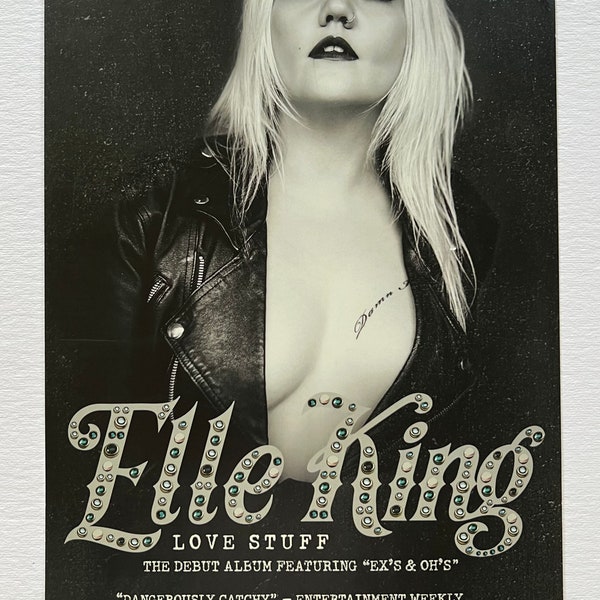 Elle King Love Stuff 11"x17" Double Sided Poster