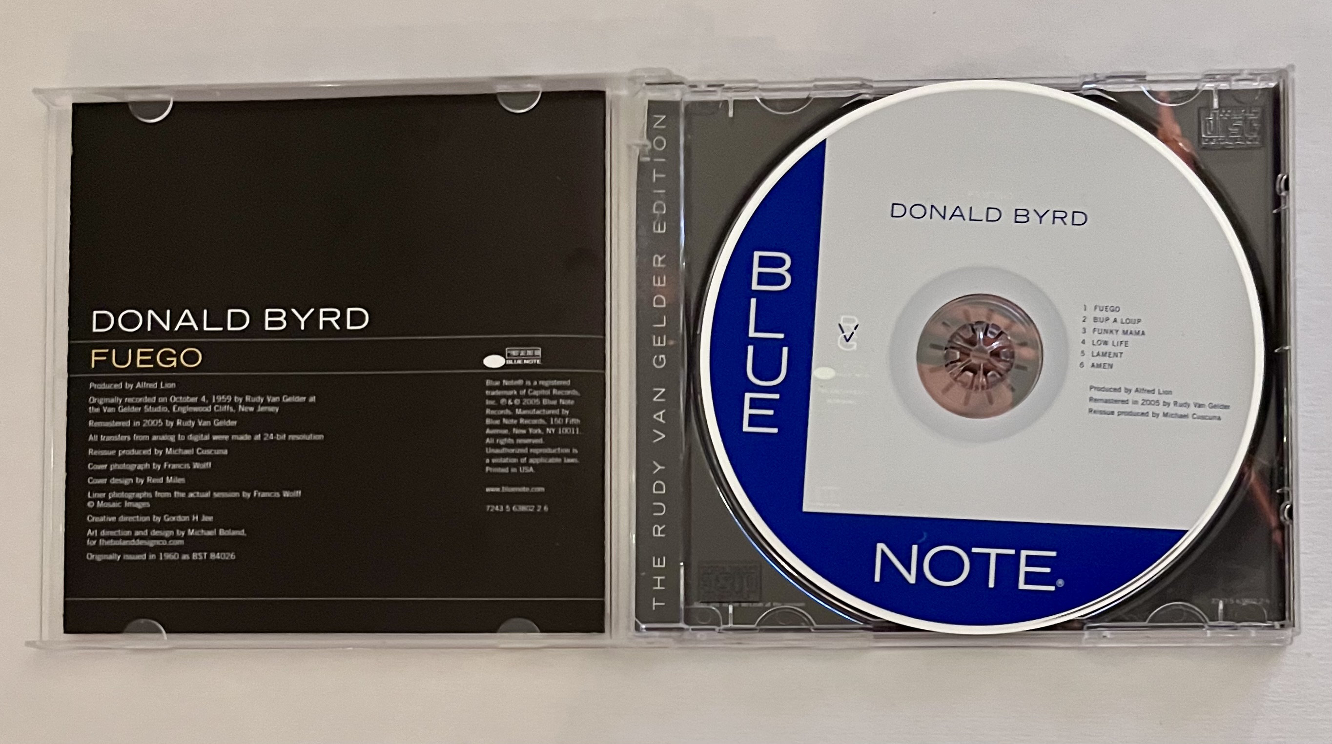 Donald Byrd Fuego Cd 2016 - Etsy