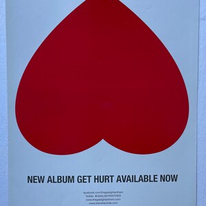 Gaslight Anthem Get Hurt 11&quot;x17&quot; Double Sided Poster