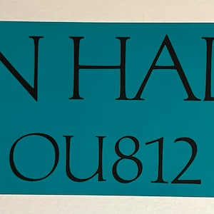 Van Halen ou812 album poster 8”x27” 1988