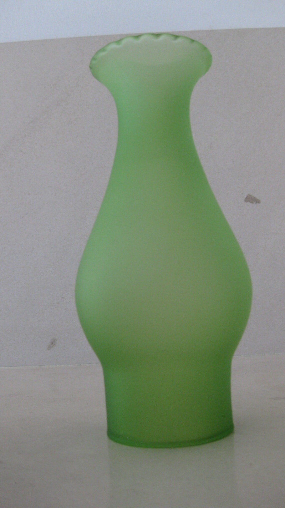 Chimenea superior de vidrio verde esmerilado 2 1/2 | Etsy